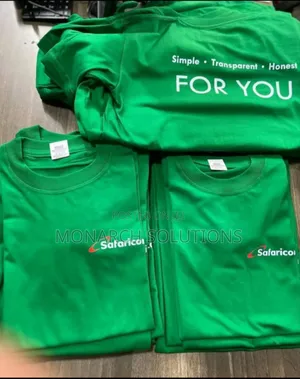 Safaricom Green Tshirts With Print