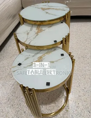 3-in-1 Pure Executive Coffee Nesting Table Set