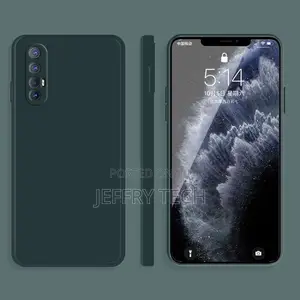 Oppo Reno3 Pro Solid Color Imitation Liquid Silicone Straight Edge Dr