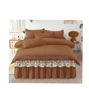 *6pc Bedskirt Plus Bedsheet Combo Set