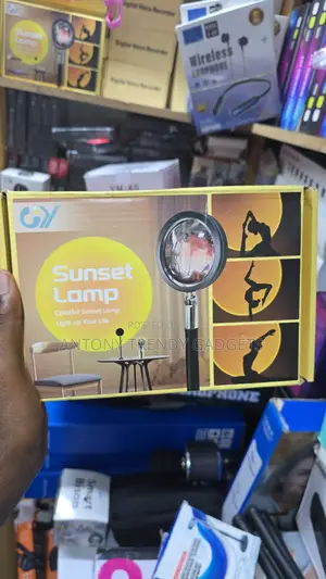 360° Rotating Sunset Lamp Aesthetic Mood Light Usb Powered