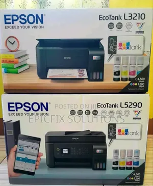 All Epson Printer Ecotank and Continuous,4 Color and 6 Color Available