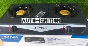 Ailyons Metallic 2 Stainless Burner Gas Cooker