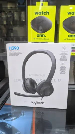 Logitech Usb Headset H390 With Noise Cancelling Mic