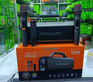 Amaya Asp-150 Bluetooth Speaker 150w With 2 Microphones