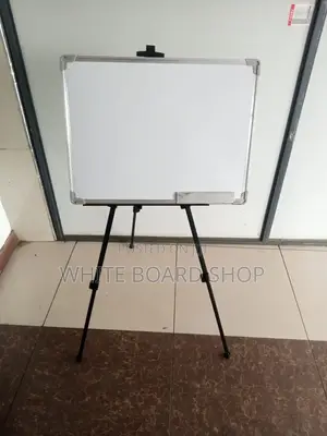Imported Tripod White Board Stand (90cm X 60cm)