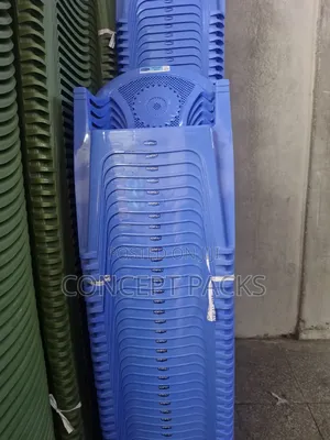 Kenpoly 2014 Blue Plastic Chairs.
