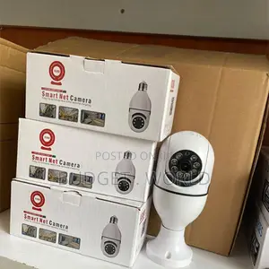 Indoor/Outdoor//Classic 360-Degree Capability - PTZ Bulb Cam Pan-Tilt