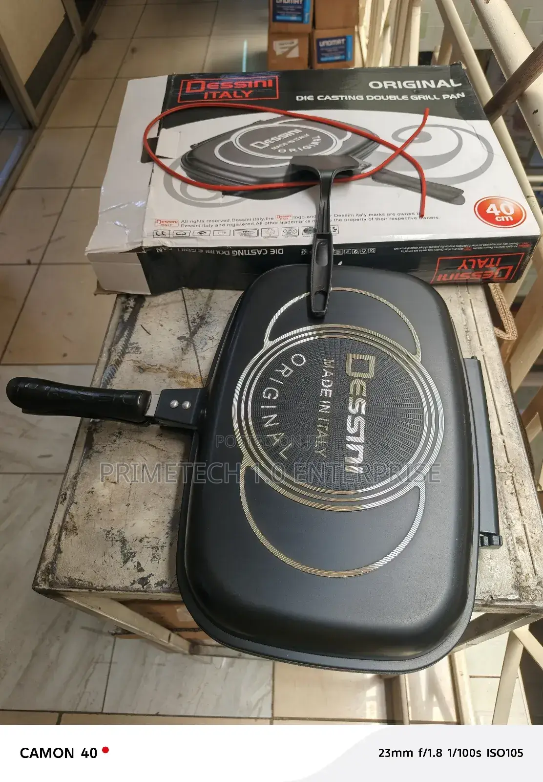 40 Inches Double Grill Original Dessini Pan