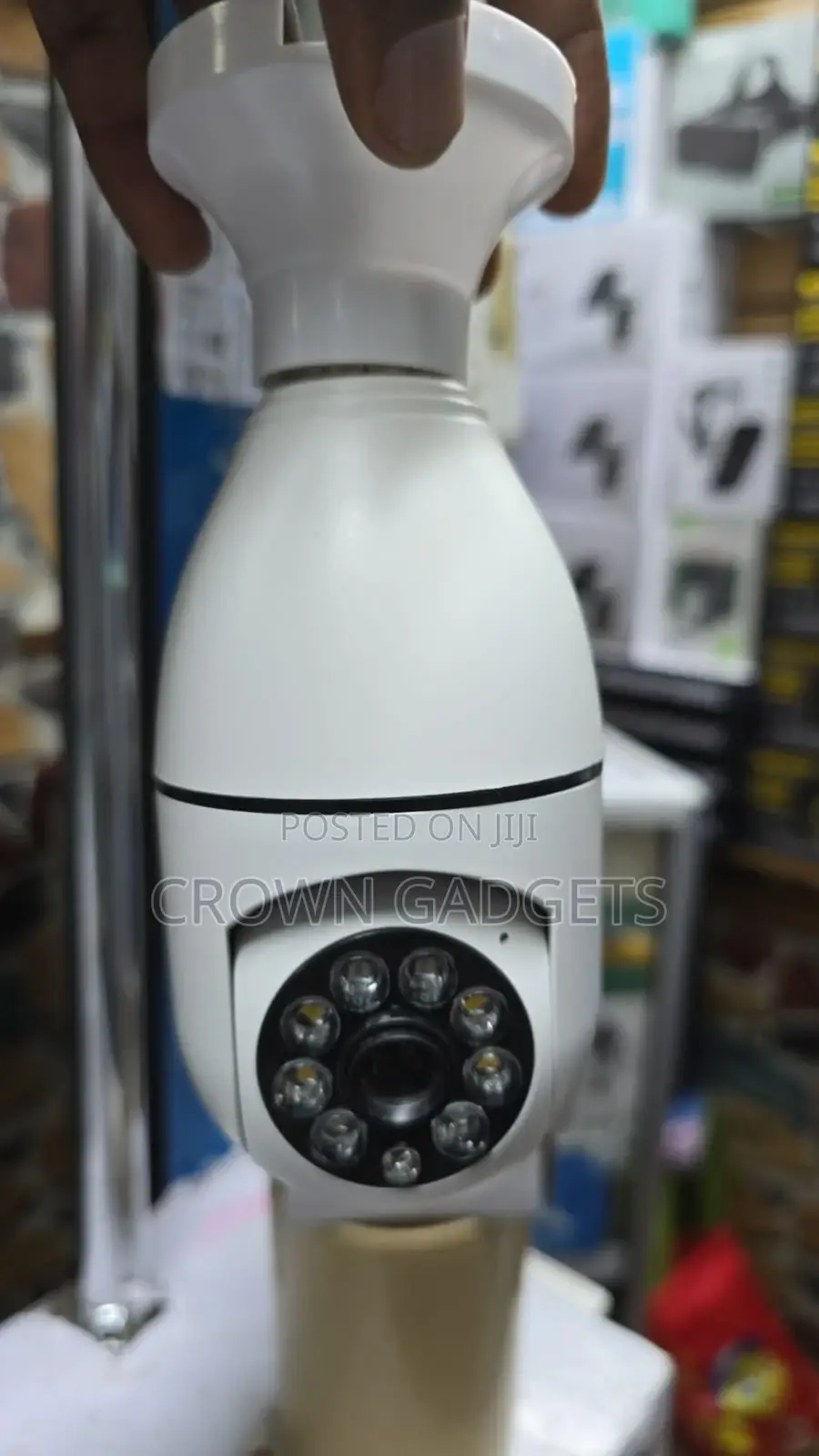 Smart Panoramic Light Bulb Security Camera 1080p Wi-Fi Hd