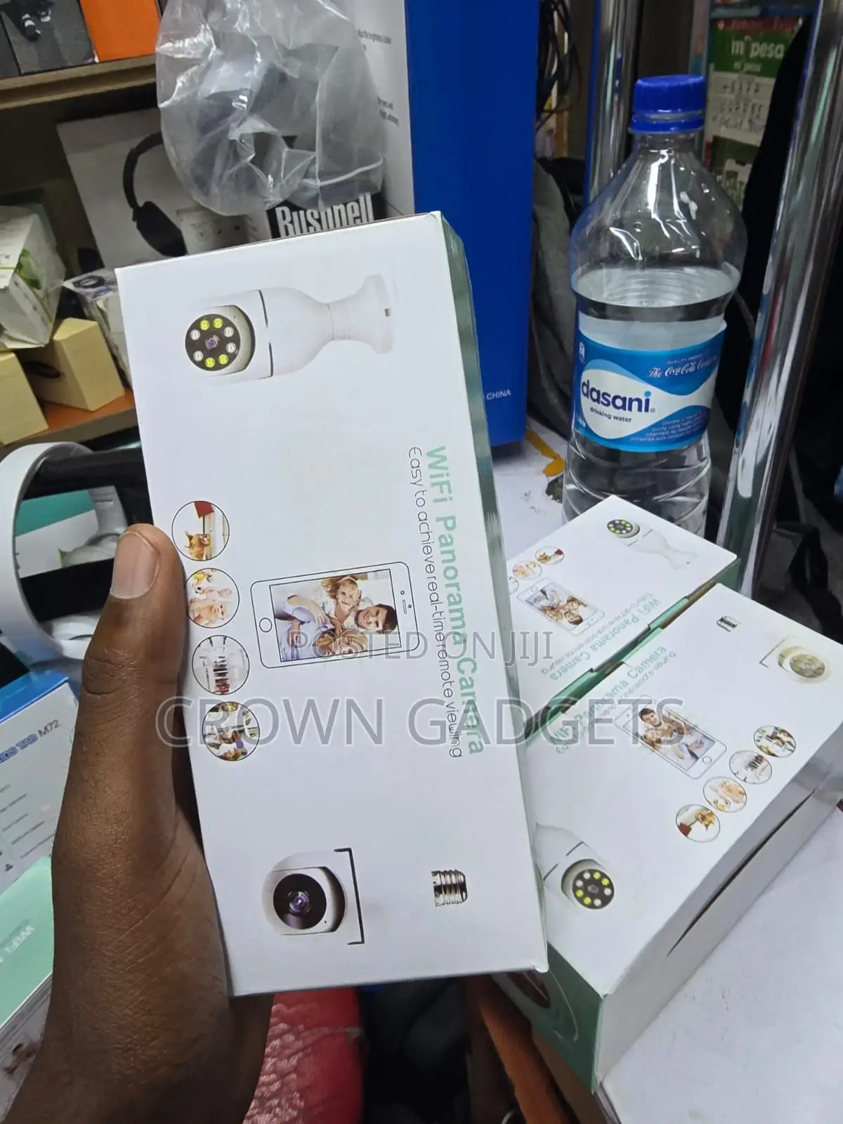 Smart Panoramic Light Bulb Security Camera 1080p Wi-Fi Hd