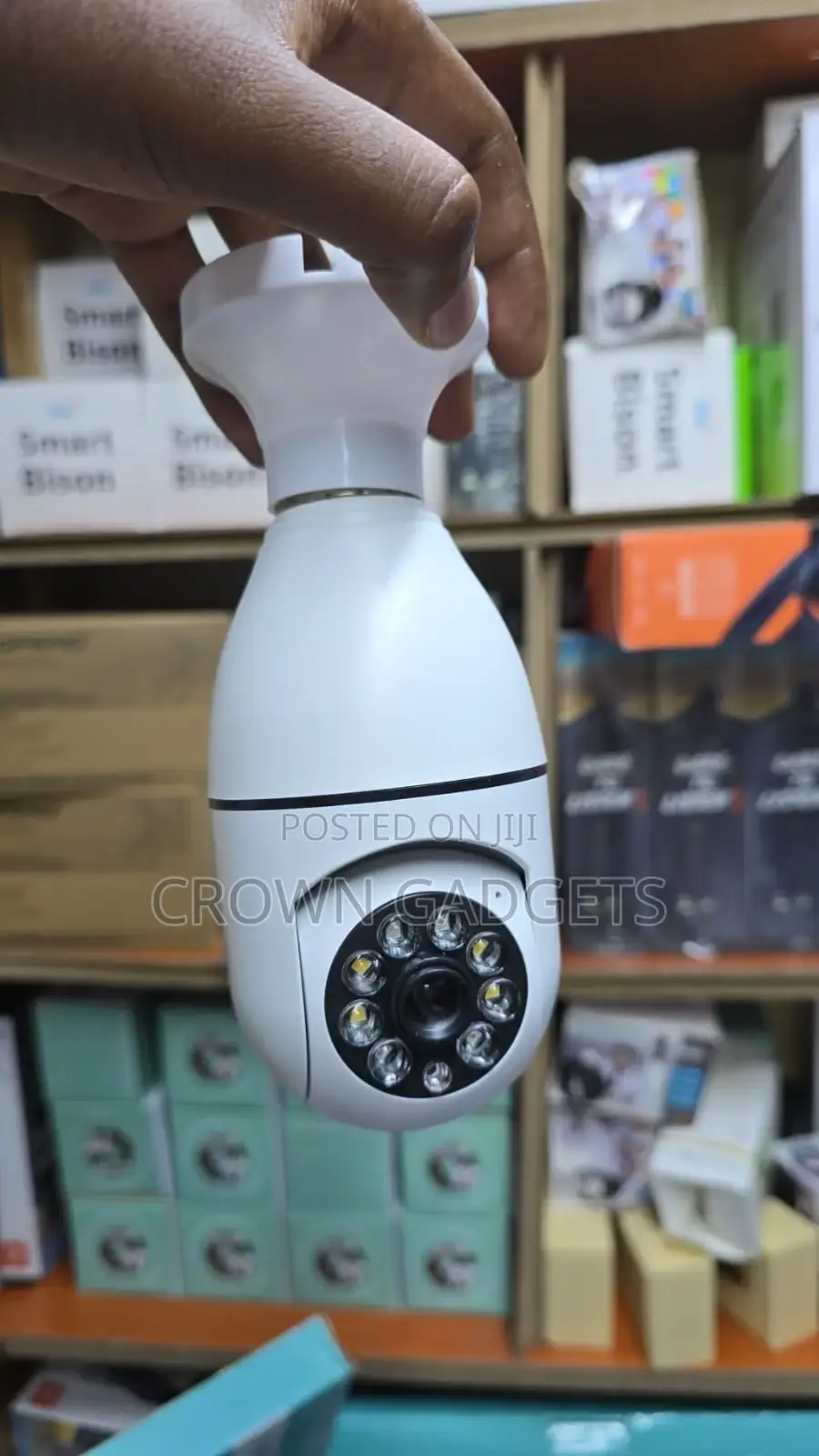 Wi-Fi Bulb Camera 360° Fish-Eye Smart Home Security Camera