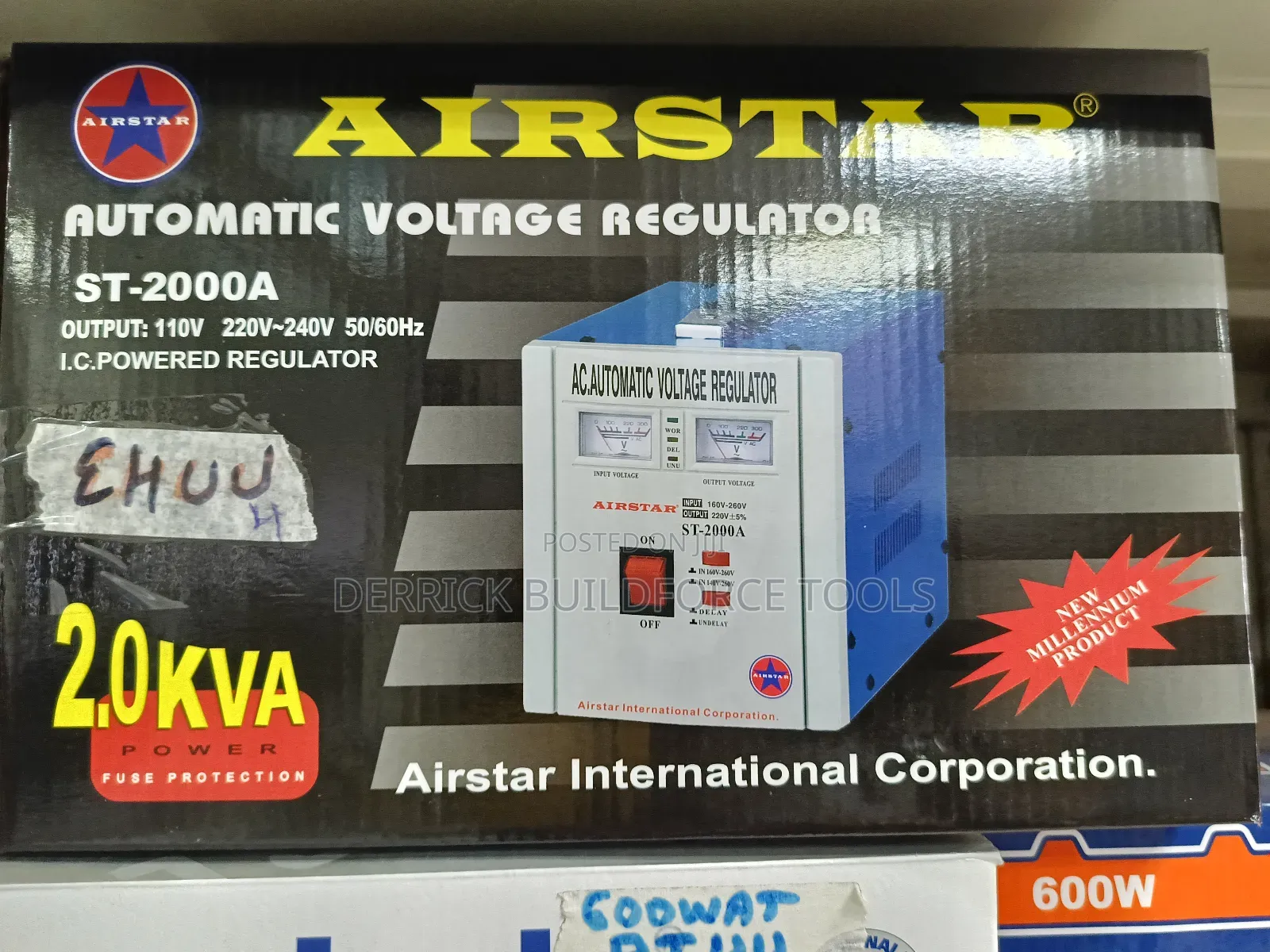 2.0kva Powermate Ac Automatic Voltage Regulator