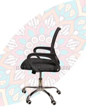 Secretarial Mesh Office Chair | Ergonomic Swivel Base