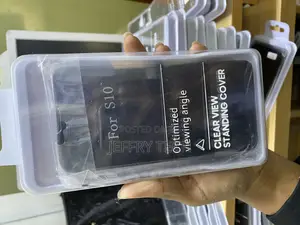 Mikee Samsung Galaxy S10 Protective Clear View Folio Cover Case