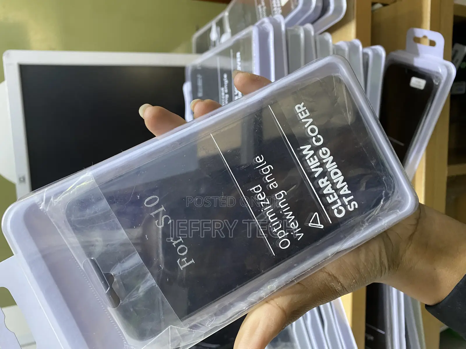Mikee Samsung Galaxy S10 Protective Clear View Folio Cover Case
