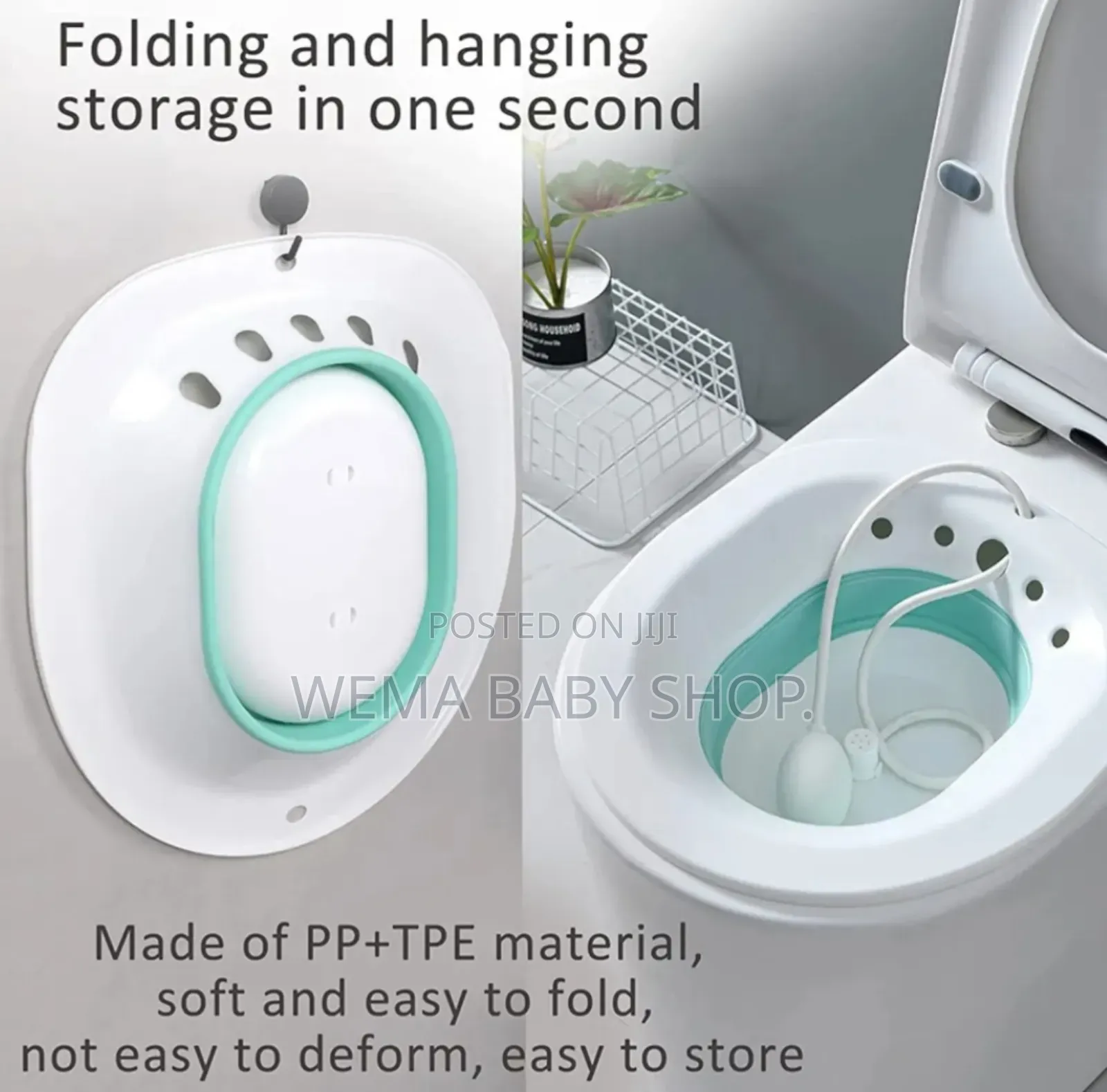 Foldable Sitz Bath Basin