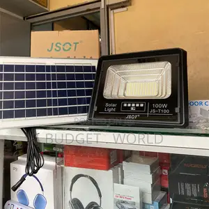 Hardoll Solar Flood Light 100w With Remote Control Cool White