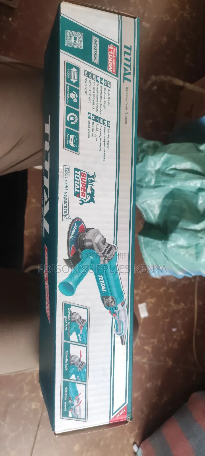 Total Angle Grinder 1100w Variable Speed Angle Grinder 5 Inch 1100watt
