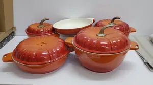 Pumpkin Granite Cookware Set