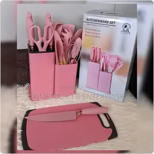 Pink 19pcs Cutlery Set