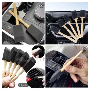 Car Air Vent Brush Set, Auto Detailing Sponge 10pcs