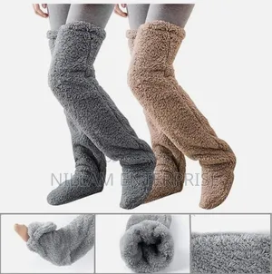 Plush Over the Knee Socks Furry Long Leg Warmers
