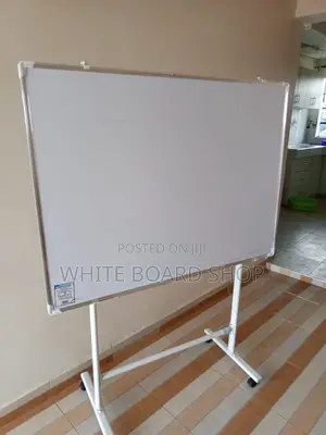 Portable Single-Sided White Board 180cm X 120cm (6ft X 4ft)
