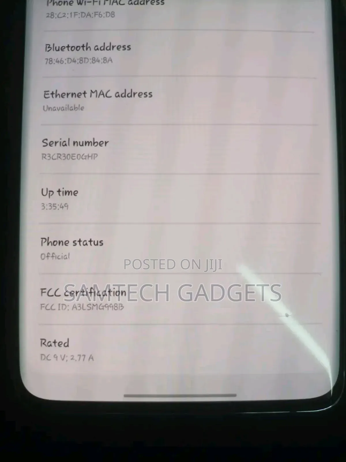 Samsung Galaxy S21 Ultra 5G 256 GB Black