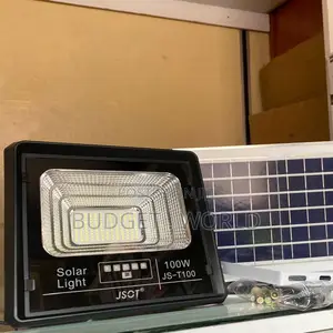 Light Sensor+Remote Control–100w Solar Led Flood Light for Home Garden