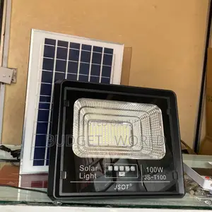 Aluminum + Pc Lamp Shed Solar Light 100w Solar Floodlight Dusk to Dawn