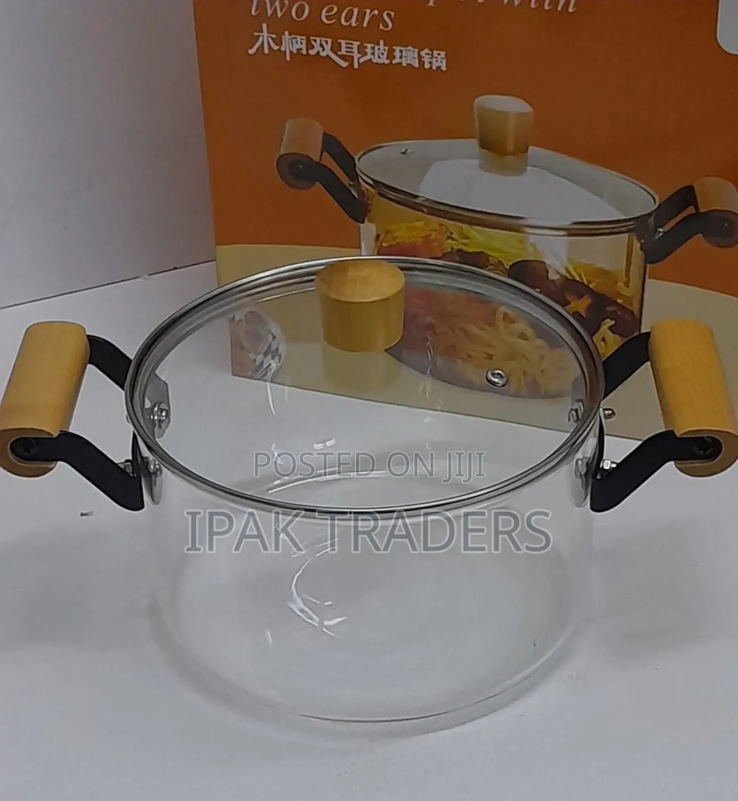 4.5 Borrosilicate Pot Clear Pot/Transparent Heat Resistant