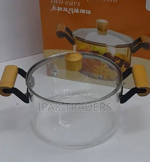 4.5 Borrosilicate Pot Clear Pot/Transparent Heat Resistant