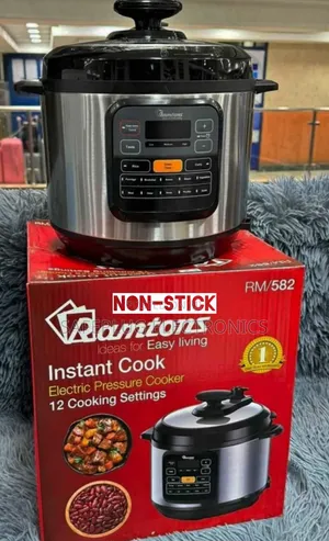 Ramtons Electric Multifunctional Pressure Cooker, 6l Non-Stick Coated
