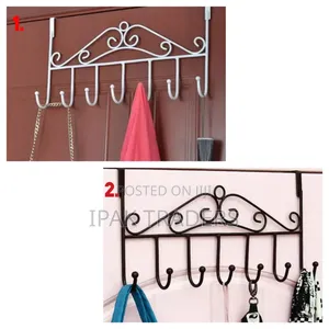 Premium Quality Over the Door Hanger 7 Hooks