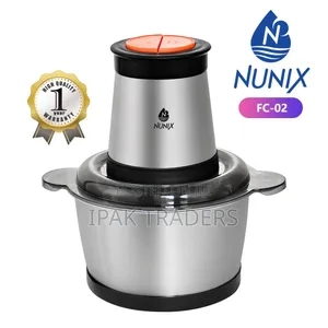 *Nunix 2litres Powerful Multifunctional Food Chopper