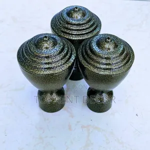 Antique Gold Classy Design Rod End Flowers