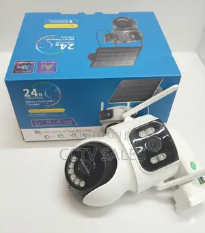 Solar Light Dual Lens 4g Solar Powered PTZ Camera Outdoor Camera