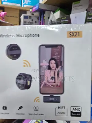Sx21 2.4g Lavalier Mic For Smartphone, Camera Vlog