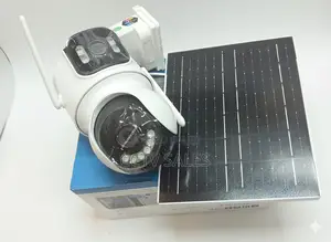 Top Offer Icsee 4g Lens Solar Powered Dual Lens CCTV Camera