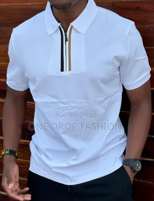 Colar Zip Casual T-Shirts