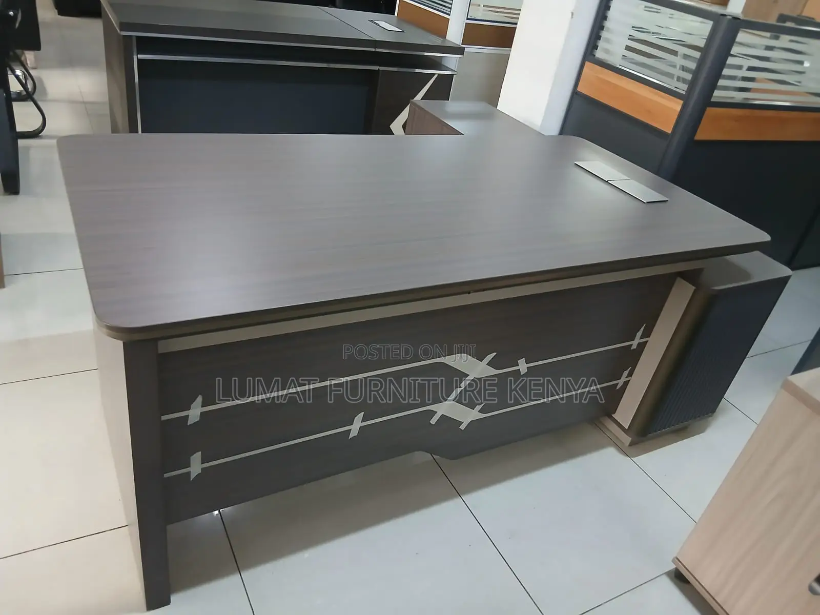 1.6m Grey Modern Advance Office Desk
