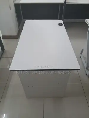 1m Modern White Study Table
