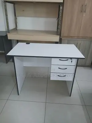 1m Modern White Study Table