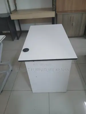 1m Modern White Study Table