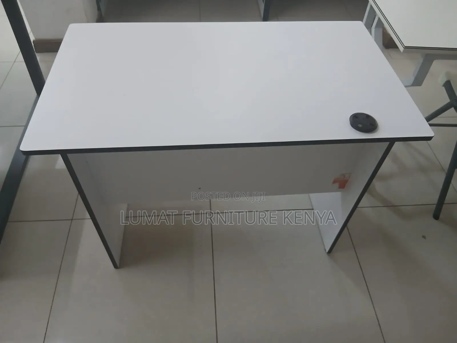 1m Modern White Study Table