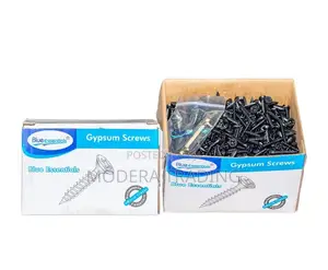 Gypsum Screws, Black Size 3.5mm*1" - Www.Moderaltd.Co.Ke