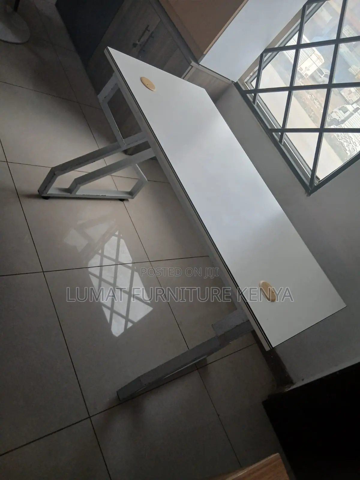 1.4m Modern White Home/Office Study Table
