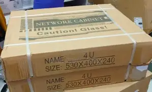 6u Network Data Cabinet 520*400*300 With Lockable Glass Front Door