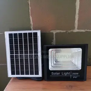 Ip67 Waterproof 200 Solar Flood Light Rustproof Easy Installation